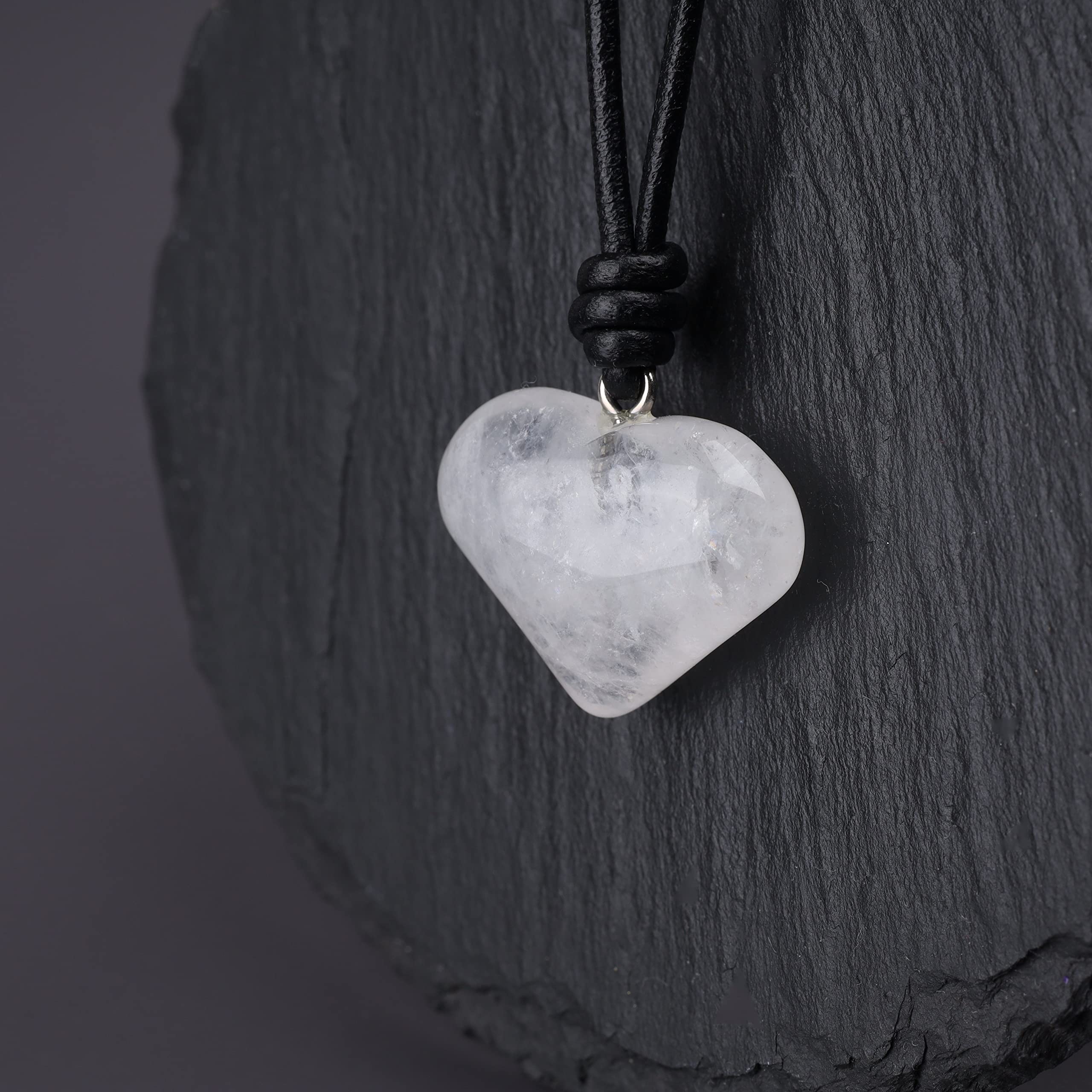 COAI Heart Necklace Crystal Necklace for Women, Leather Necklace/Stainless Steel Necklace - Image 4