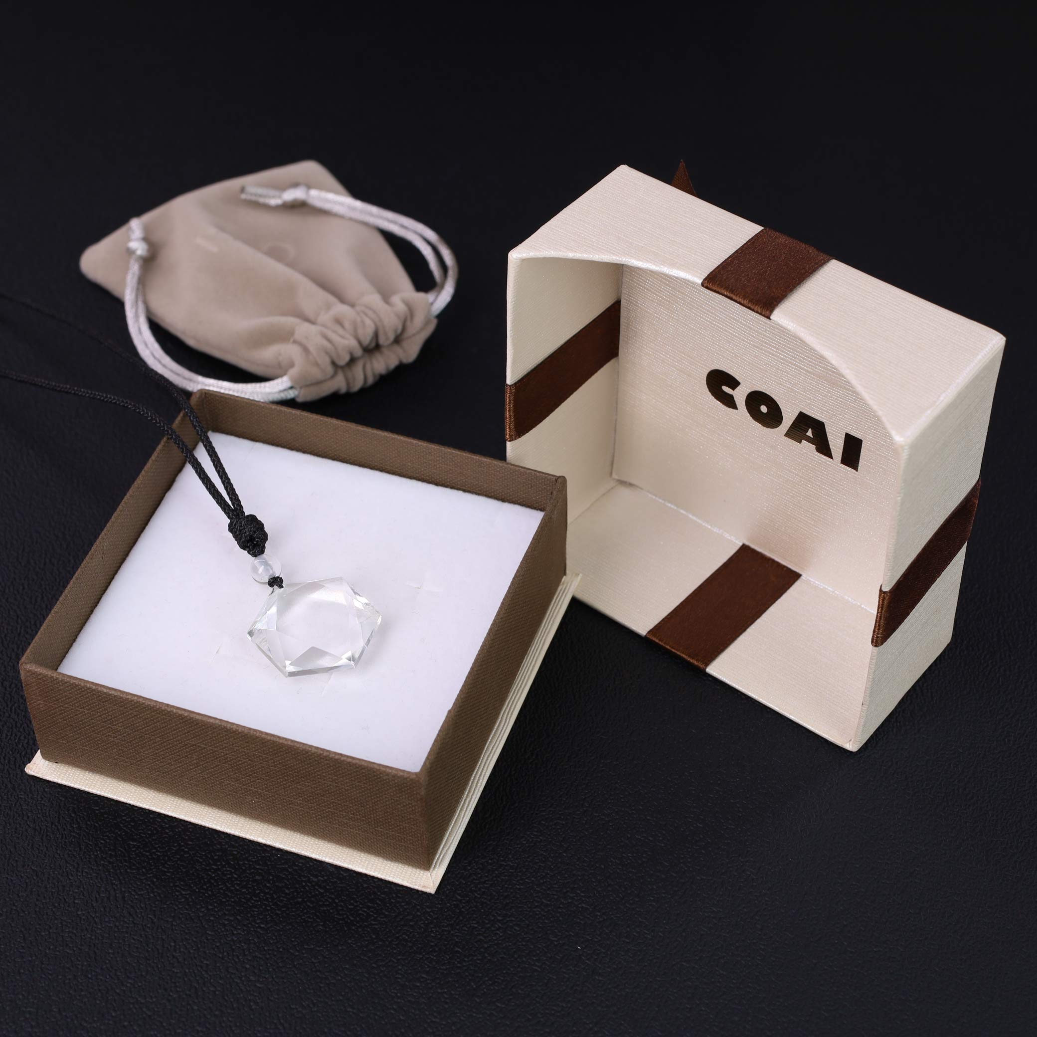 COAI Jewish Jewelry Star of David Crystal Necklace for Women Men - Image 7