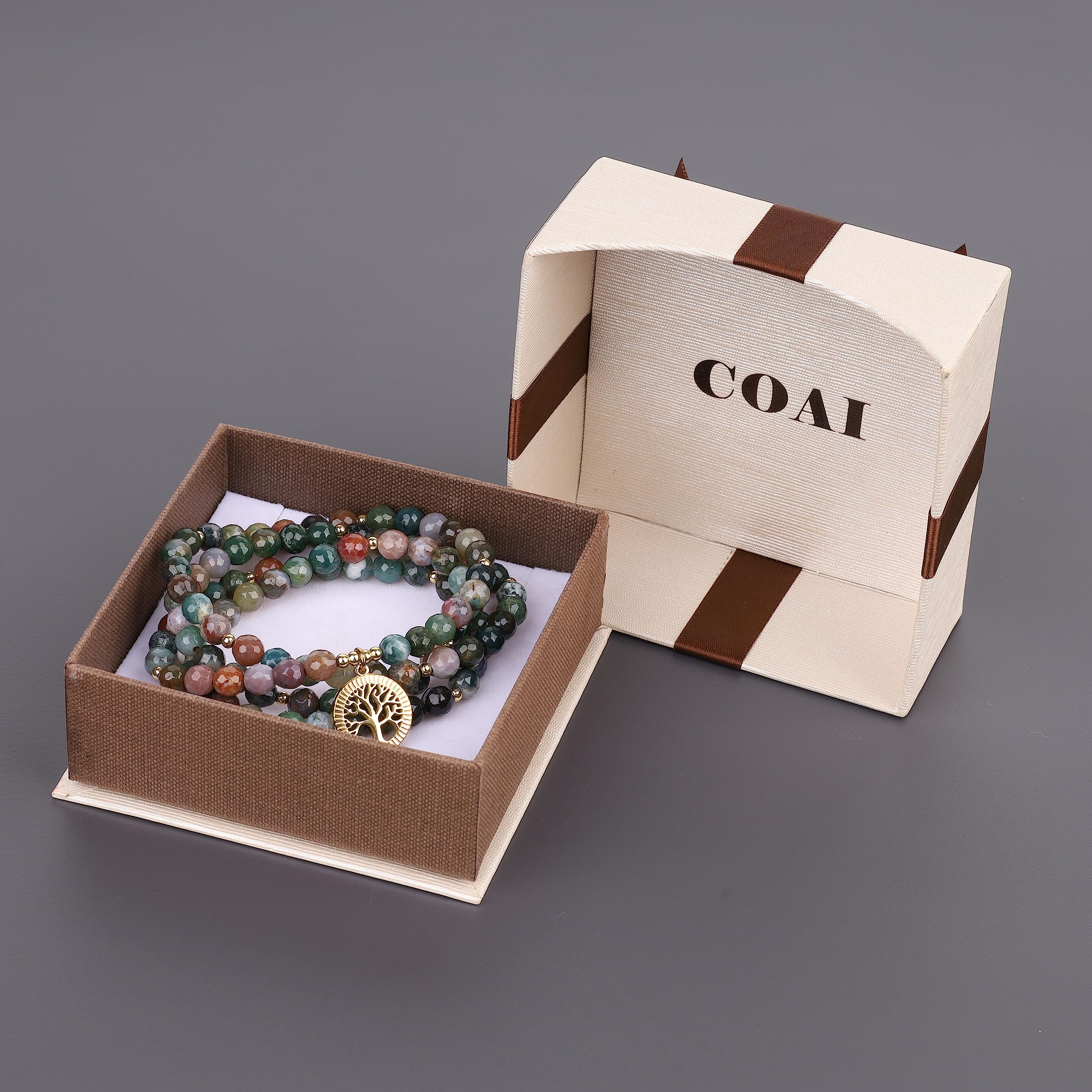 COAI Tree of Life 108 Mala Beads Prayer Wrap Bracelet Mala Necklace - Image 7