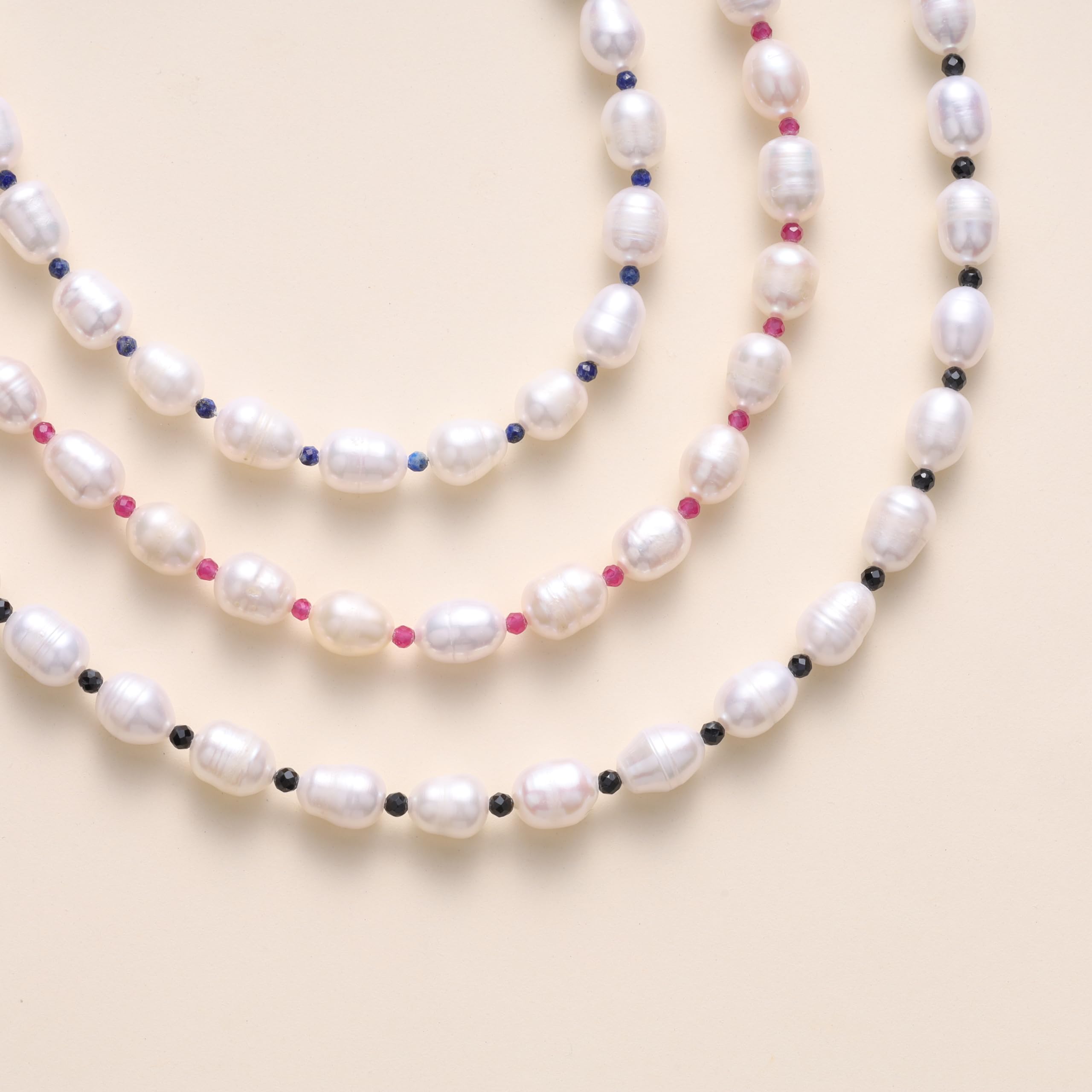 COAI Wedding Jewelry Pearl Necklace for Women, OT Clasp Beaded Necklace for Women - Image 6