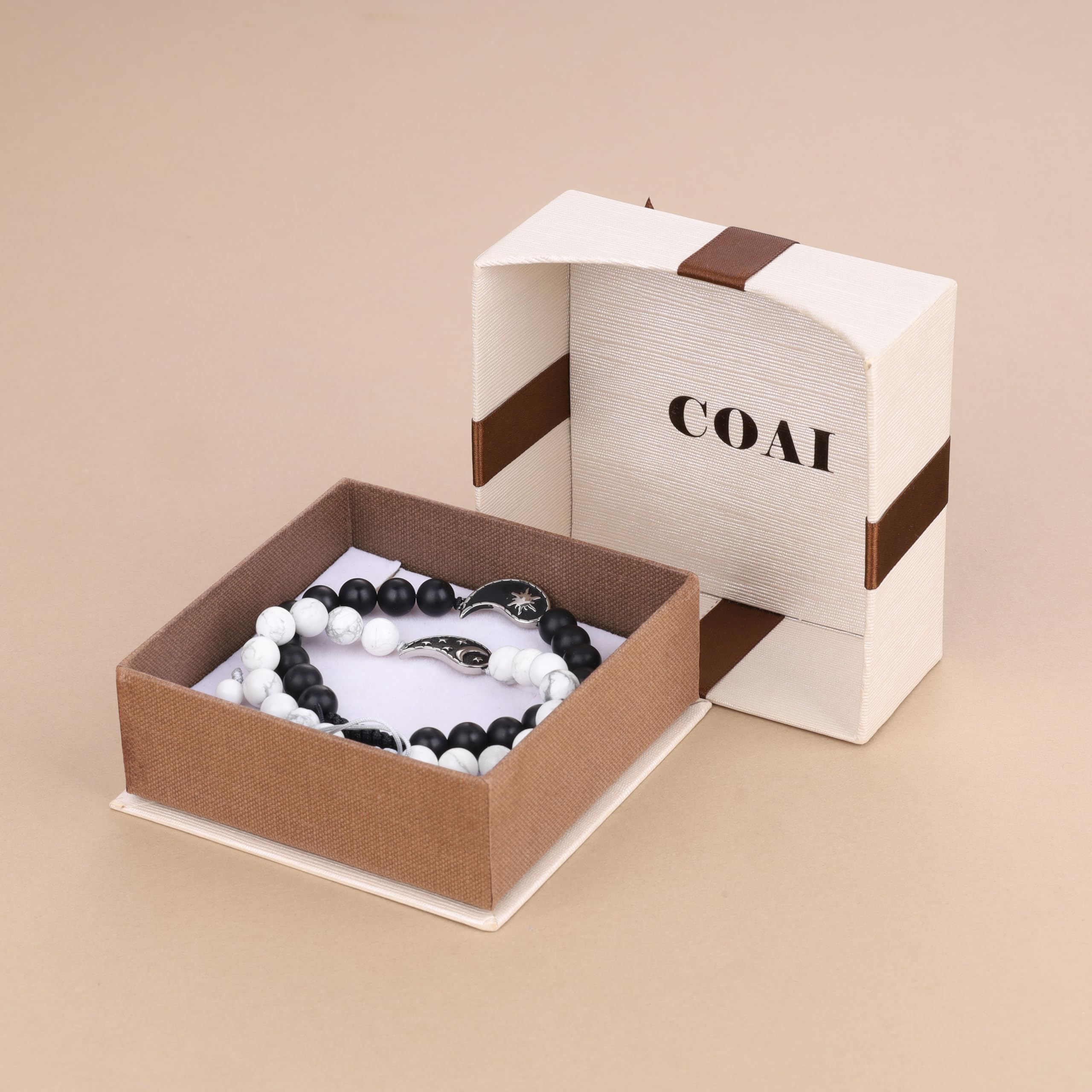 COAI Yin Yang Bracelets My Sun and Stars Moon of My Life Stone Beaded Bracelets for Couples - Image 7